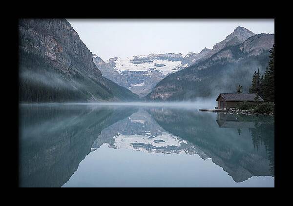 Tranquil Sunrise Over Lake Louise