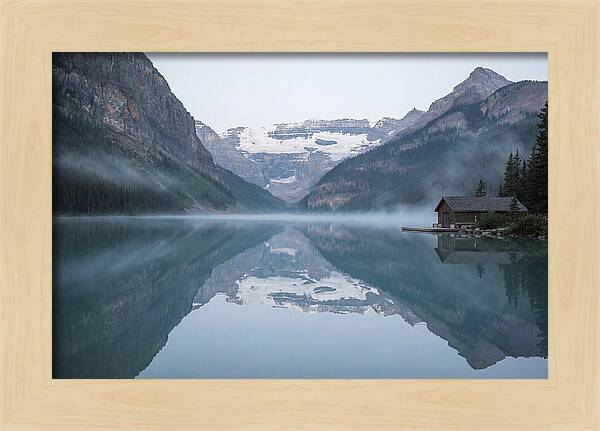 Tranquil Sunrise Over Lake Louise