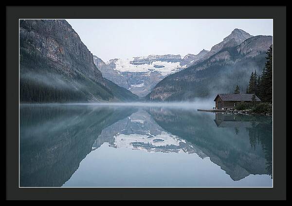 Tranquil Sunrise Over Lake Louise