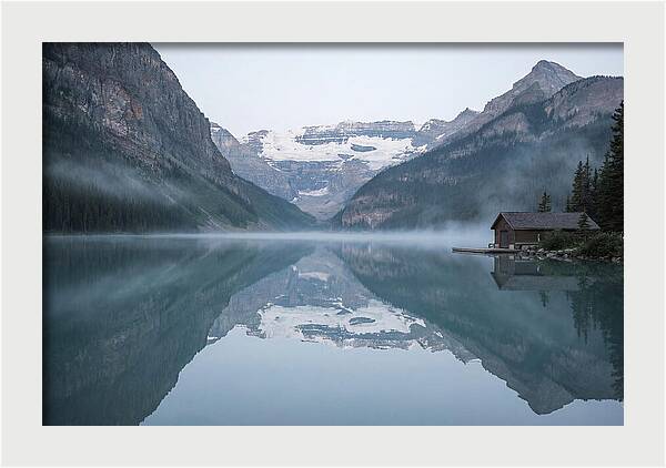 Tranquil Sunrise Over Lake Louise