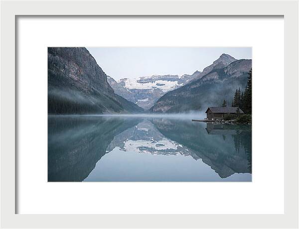 Tranquil Sunrise Over Lake Louise