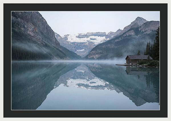 Tranquil Sunrise Over Lake Louise