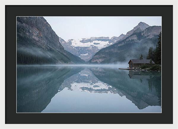 Tranquil Sunrise Over Lake Louise