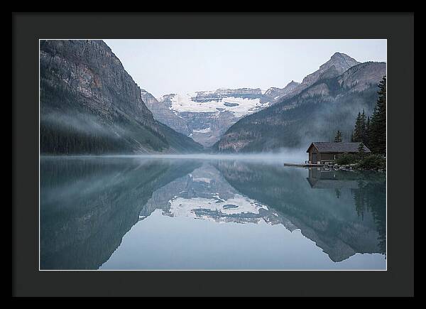 Tranquil Sunrise Over Lake Louise