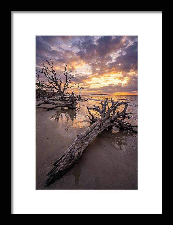 Tranquil Tides At Driftwood Beach