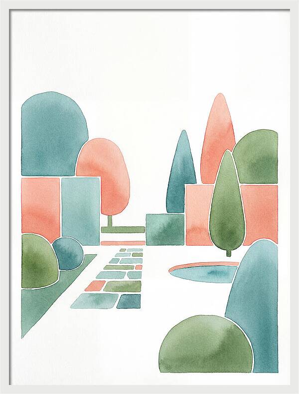 Tranquil Topiary Oasis