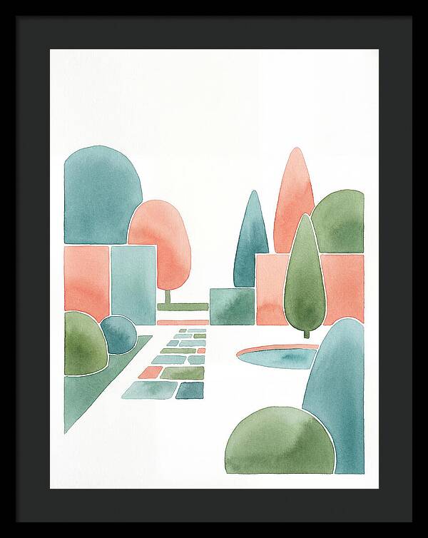Tranquil Topiary Oasis