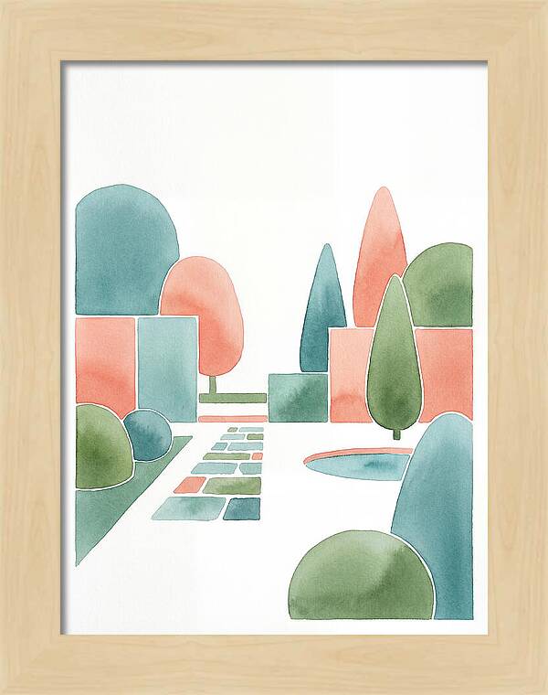 Tranquil Topiary Oasis