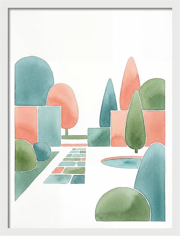Tranquil Topiary Oasis