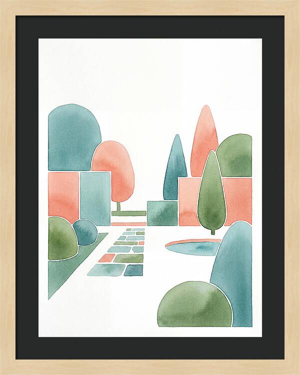 Tranquil Topiary Oasis