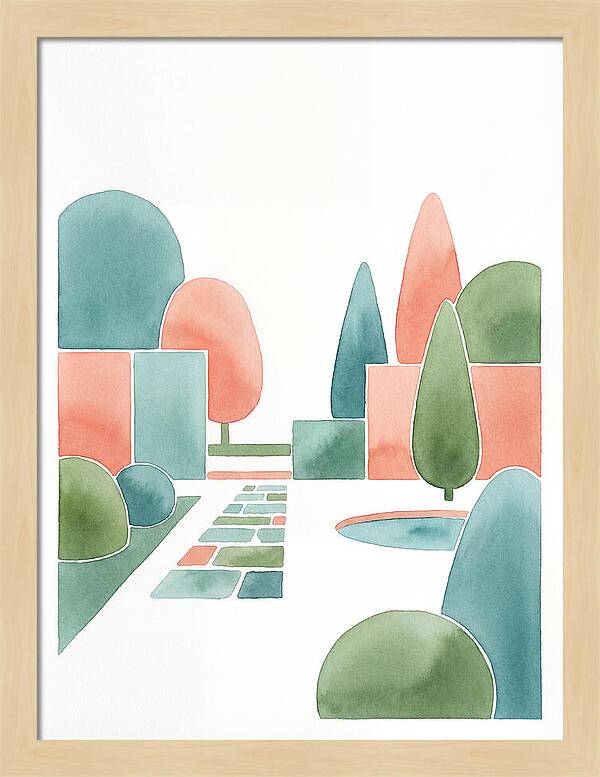 Tranquil Topiary Oasis