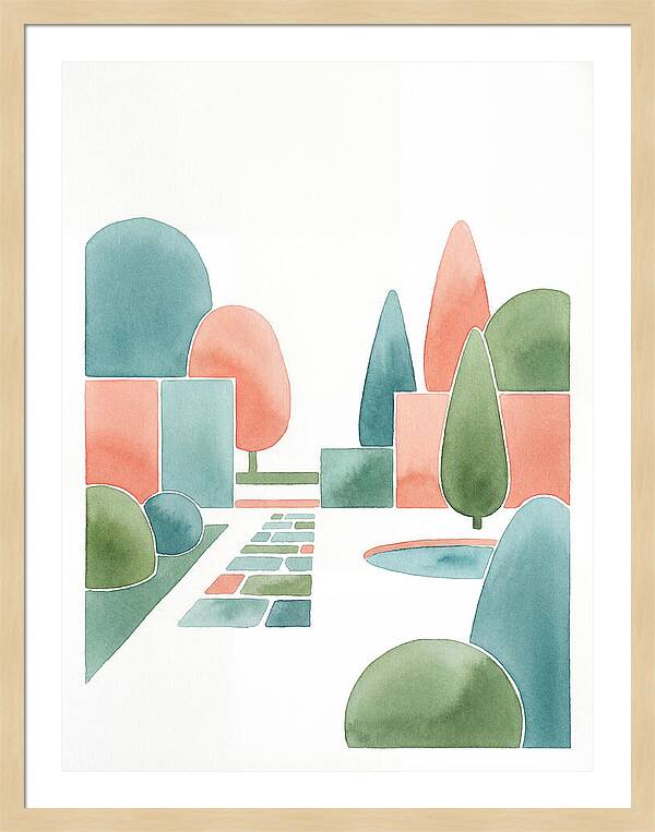 Tranquil Topiary Oasis