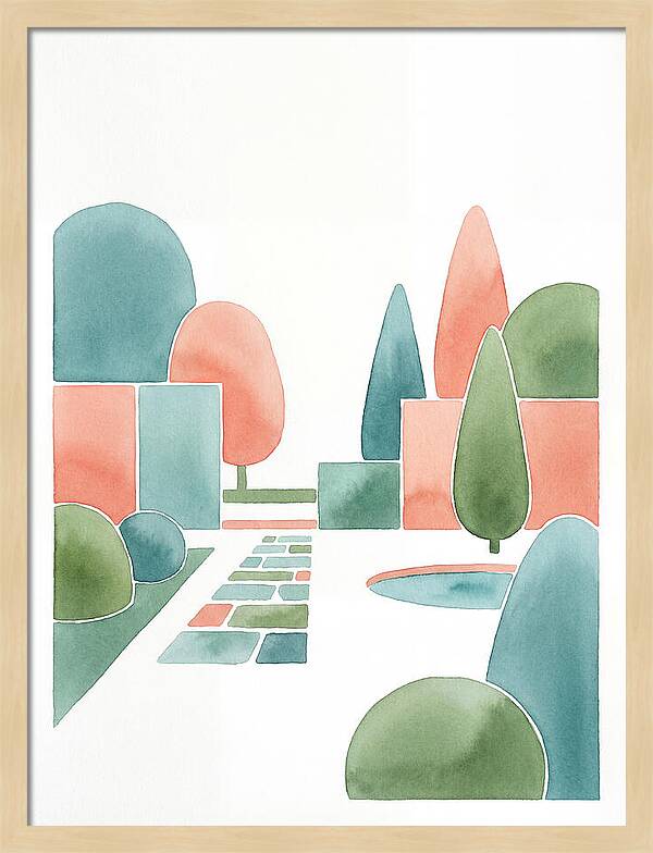 Tranquil Topiary Oasis