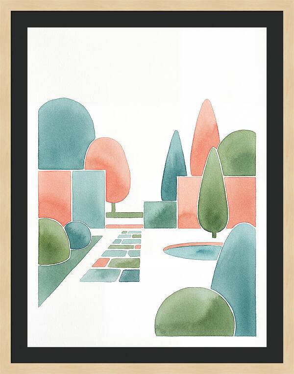 Tranquil Topiary Oasis