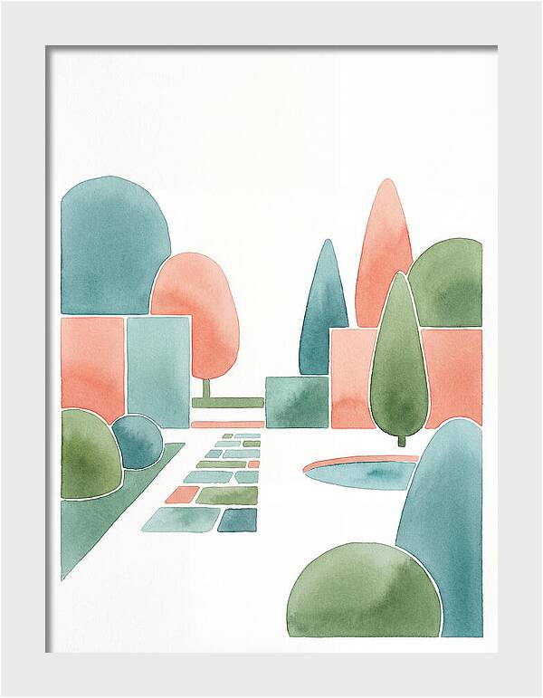 Tranquil Topiary Oasis