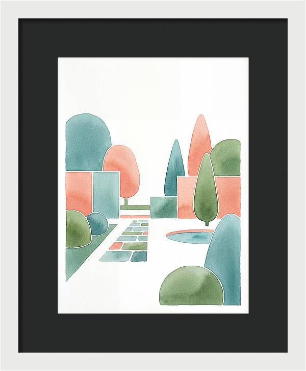Tranquil Topiary Oasis