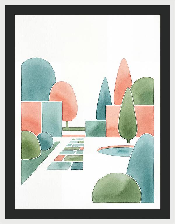 Tranquil Topiary Oasis