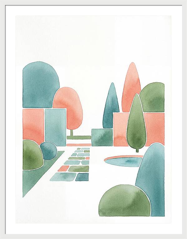 Tranquil Topiary Oasis