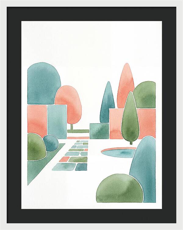 Tranquil Topiary Oasis