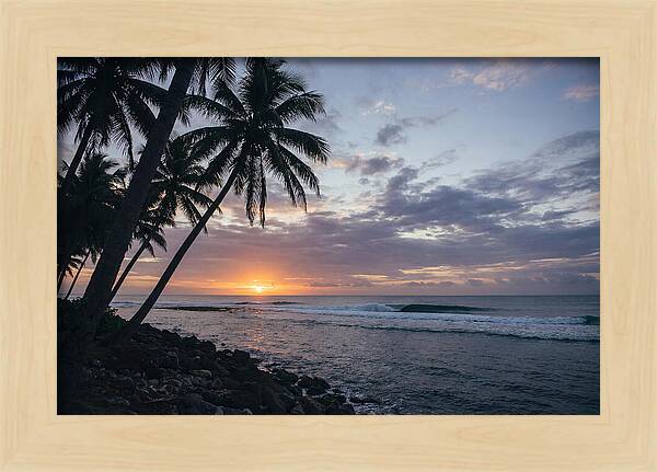 Tranquil Tropics At Dusk