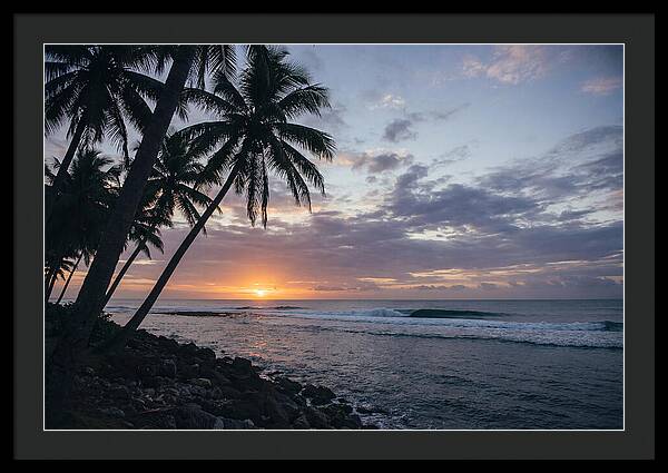 Tranquil Tropics At Dusk