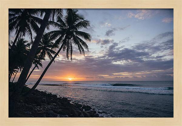 Tranquil Tropics At Dusk