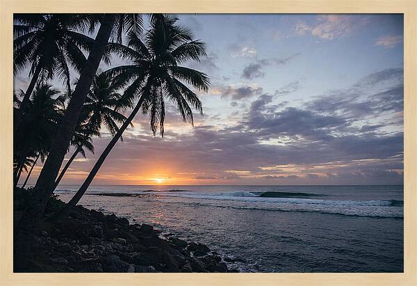 Tranquil Tropics At Dusk