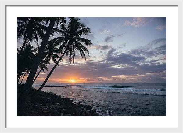 Tranquil Tropics At Dusk