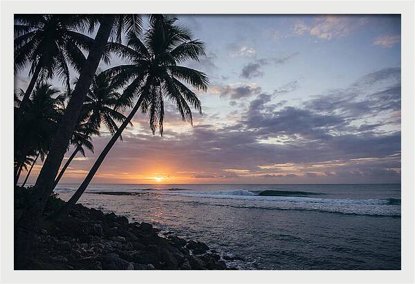 Tranquil Tropics At Dusk