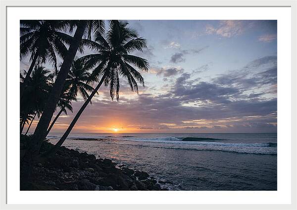 Tranquil Tropics At Dusk