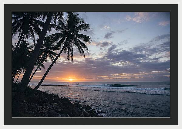Tranquil Tropics At Dusk