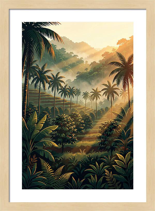 Tranquil Tropics At Sunrise