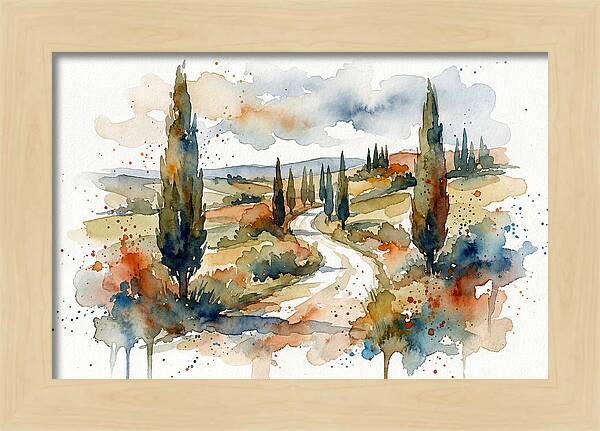 Tranquil Tuscan Pathways