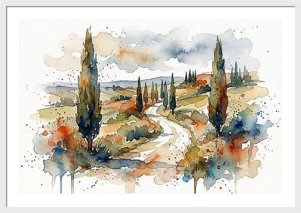 Tranquil Tuscan Pathways