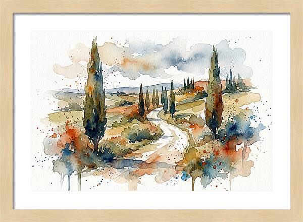 Tranquil Tuscan Pathways