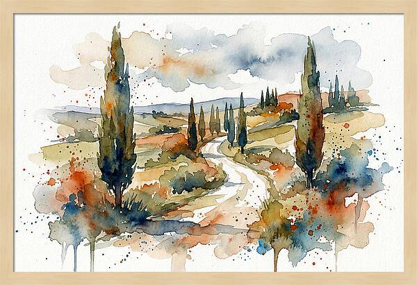Tranquil Tuscan Pathways