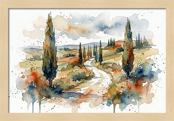 Tranquil Tuscan Pathways
