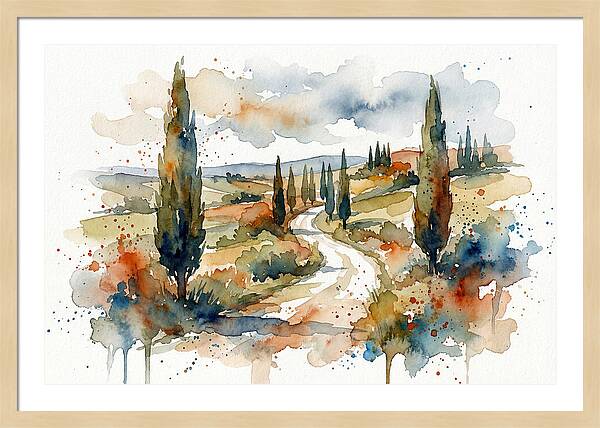 Tranquil Tuscan Pathways