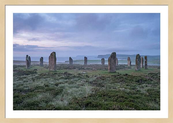 Tranquil Twilight At Ring Of Brodgar
