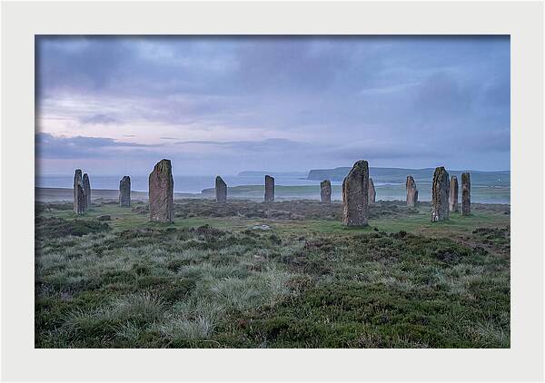 Tranquil Twilight At Ring Of Brodgar