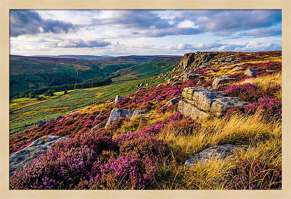 Tranquil Views Over Stanage Edge
