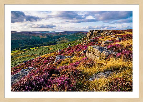 Tranquil Views Over Stanage Edge