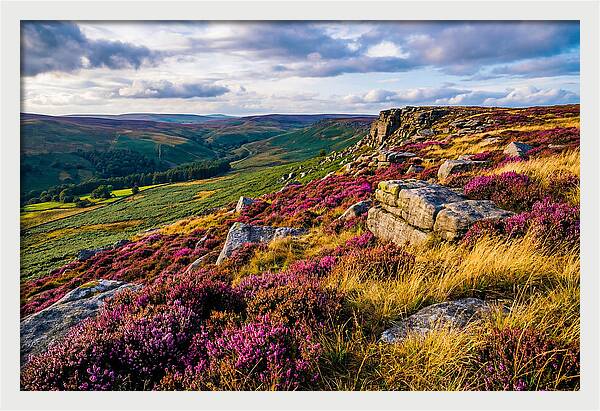 Tranquil Views Over Stanage Edge