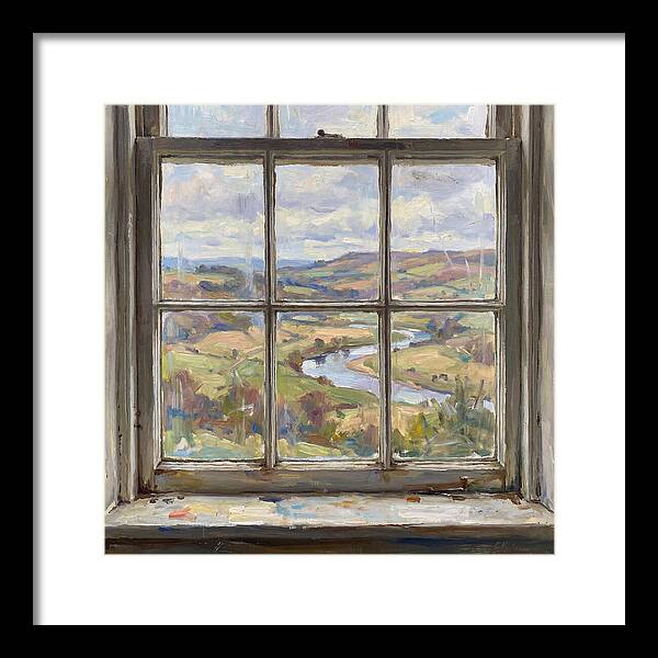 Tranquil Vista Through The Window