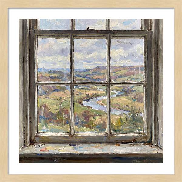 Tranquil Vista Through The Window