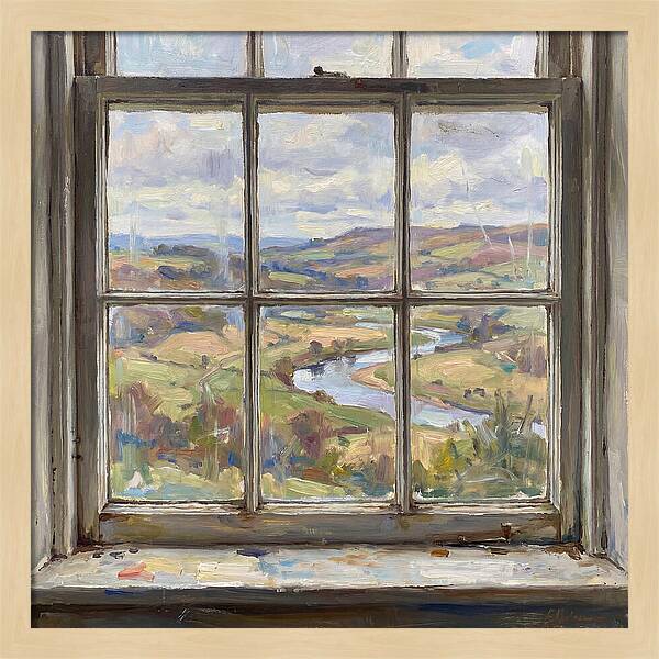 Tranquil Vista Through The Window