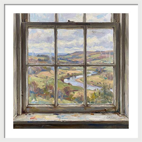 Tranquil Vista Through The Window