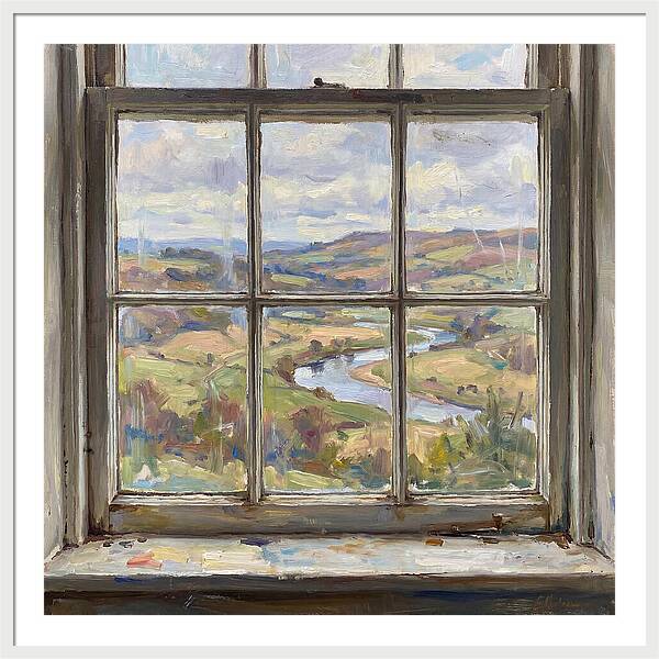 Tranquil Vista Through The Window