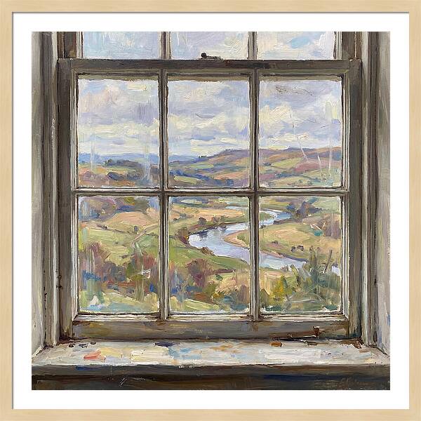 Tranquil Vista Through The Window