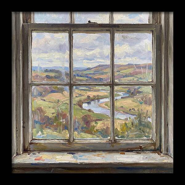 Tranquil Vista Through The Window